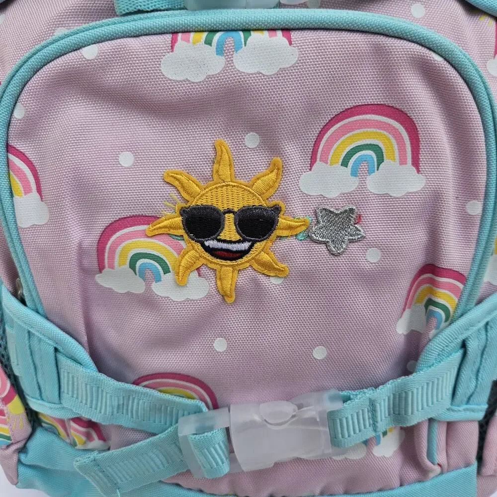 Pottery Barn Kids Mackenzie Pink Rainbow backpack ( Glow in the dark) Beach